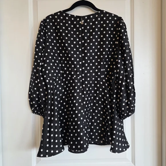 Kate Spade New York Harmony Dot Cloqué Top Size 14 - Picture 3 of 6